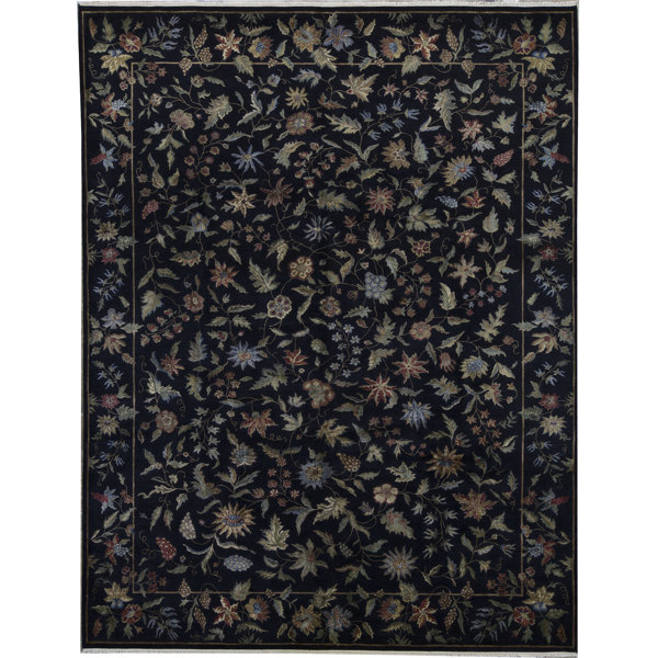 Bokara Rug Co., Inc. HandKnotted HighQuality Black Area Rug Wayfair
